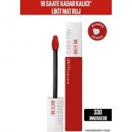 Maybelline New York Super Stay Matte Ink Likit Mat Ruj - 330 Innovator- Kırmızı Maybelline New York Super Stay Matte Ink Likit Mat Ruj - 330 Innovator- Kırmızı