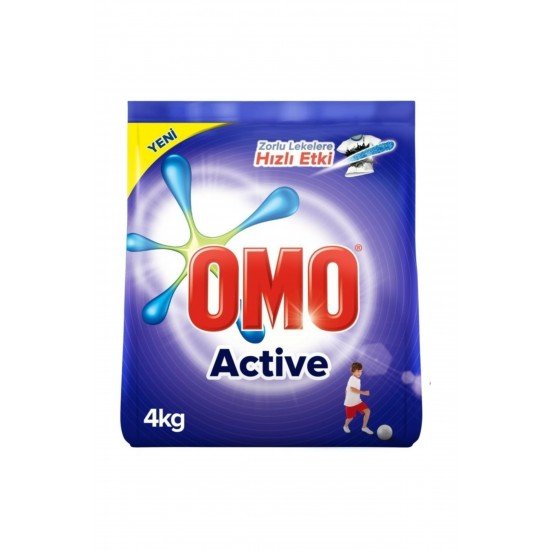 Omo Matik Toz Çamaşır Deterjanı Active 4 Kg