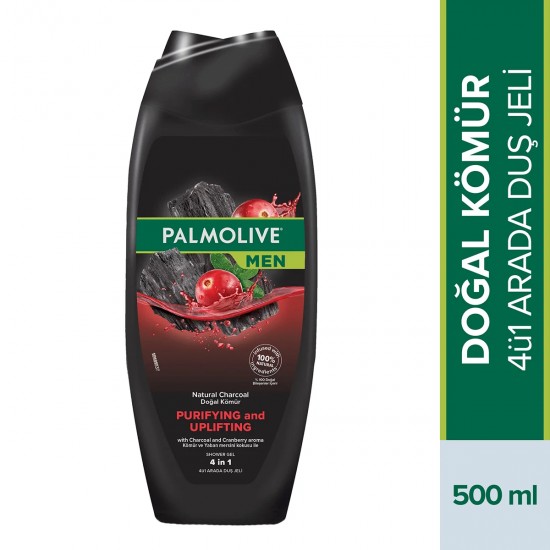 Palmolive Men Purifying and Uplifting Duş Jeli Doğal Kömür 500 ml