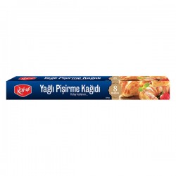 Roll-Up Silikonlu Pişirme Kağıdı 8 m Roll-Up Silikonlu Pişirme Kağıdı 8 m