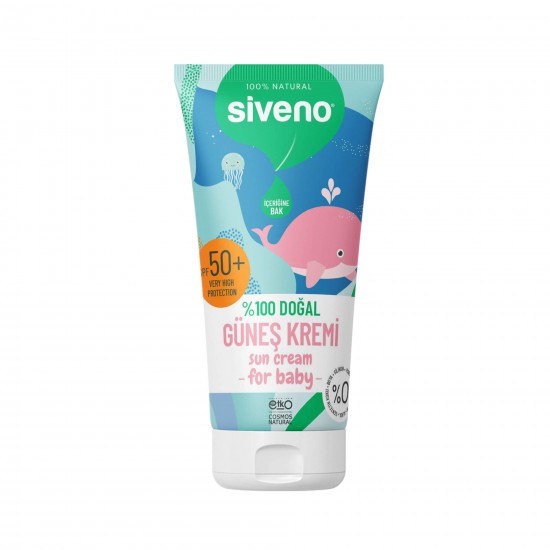 Siveno Bebekler İçin Doğal Güneş Kremi 50 ml Siveno Bebekler İçin Doğal Güneş Kremi 50 ml