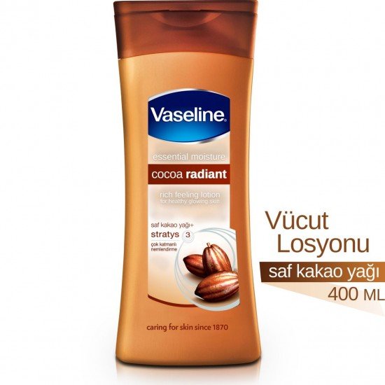 Vaseline Cocoa Radiant Vücut Losyonu 400 Ml