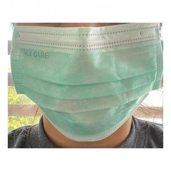 Soly Care Üç Katlı Meltblown Burun Telli Cerrahi Maske 50 Adet Yeşil