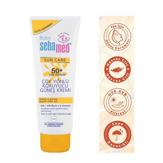Sebamed Baby Sun Bebek Güneş Kremi Spf50+ 75 Ml Sebamed Baby Sun Bebek Güneş Kremi Spf50+ 75 Ml