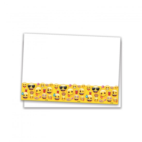 Roll-Up Plastik Masa Örtüsü Emoji Dünyası 120 x 180cm