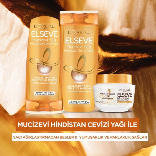 Elseve Mucizevi Hindistan Cevizi Yağı Şampuan 450 Ml