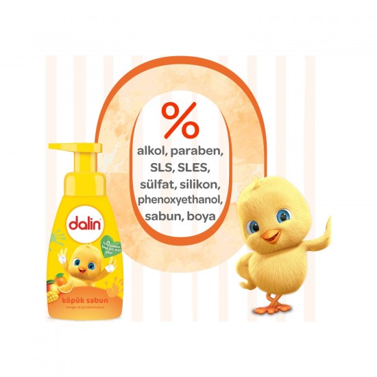 Dalin Köpük Sabun Mango ve Portakal 200 ml Dalin Köpük Sabun Mango ve Portakal 200 ml