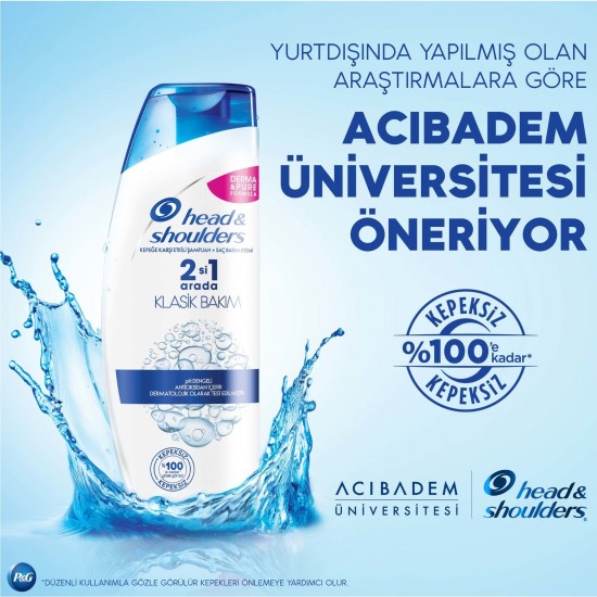 Head & Shoulders 2si 1 Arada Şampuan Mentol Ferahlığı 250 ml Head & Shoulders 2si 1 Arada Şampuan Mentol Ferahlığı 250 ml