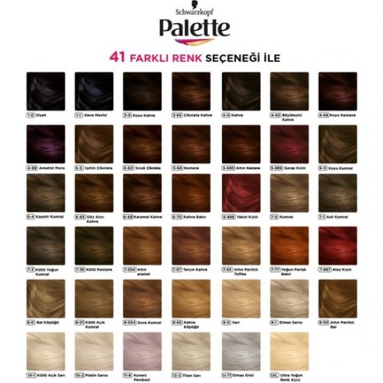 Palette Deluxe Yoğun Renkler 6-4 Kaşmir Kumral