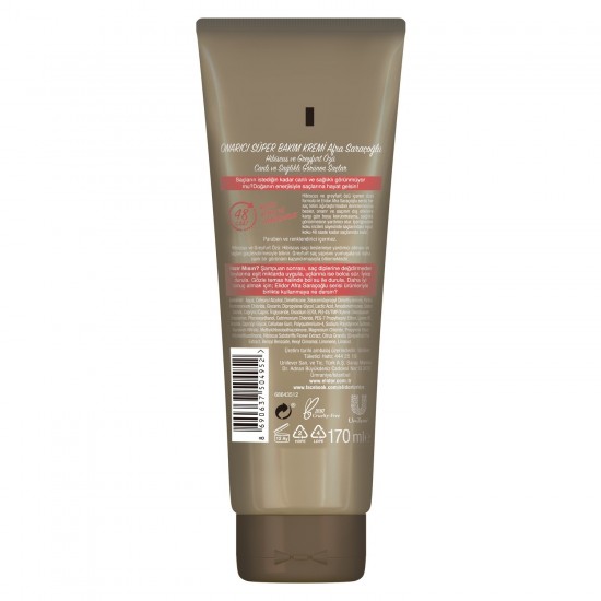 Elidor Tüp Saç Bakım Kremi Sağlıklı ve Canlı Görünen Saçlar By Afra Saraçoğlu 170 Ml