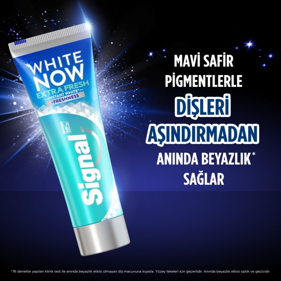 Signal Diş Macunu White Now Extra Fresh Anında Beyazlık ve Ferahlık 75 Ml