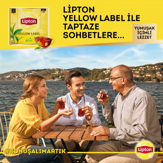 Lipton Yellow Label Süzen Poşey Siyah Çay 100lü