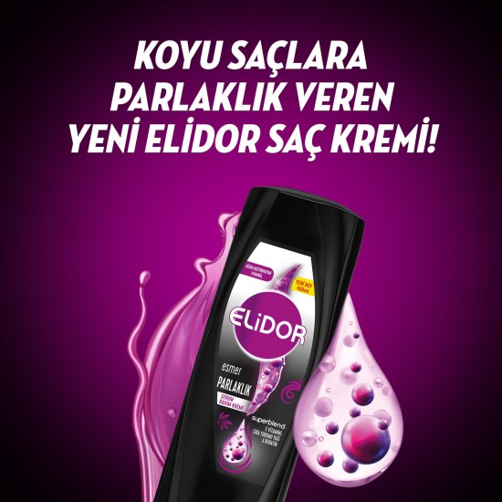 Elidor Superblend Serum Bakım Kremi Esmer Parlaklık E Vitamini Chia Tohumu Yağı Keratin 400 Ml