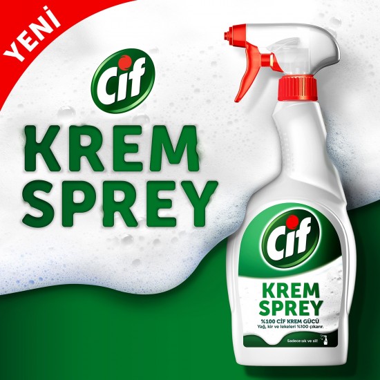 Cif Krem Sprey %100 Cif Krem Gücü 750 ml