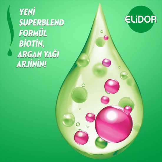 Elidor Superblend Sıvı Saç Bakım Kremi Sağlıklı Uzayan Saçlar Güçlendirici ve Besleyici Bakım 200 Ml