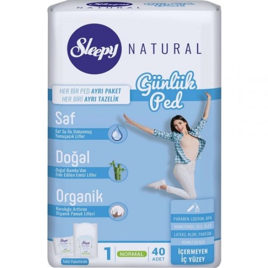 Sleepy Natural Günlük Ped Normal 40 Adet