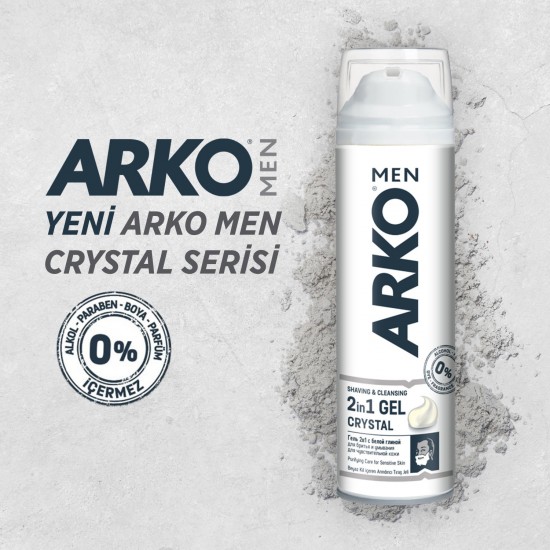 Arko Men Crystal Tıraş Jeli 200 ml