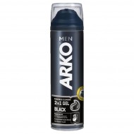 Arko Men Traş Jeli Black Aktif Kömürlü 200 ml Arko Men Traş Jeli Black Aktif Kömürlü 200 ml