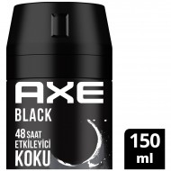 Axe Erkek Deodorant & Bodyspray Black 48 Saat Etkileyici Koku 150 ML Axe Erkek Deodorant & Bodyspray Black 48 Saat Etkileyici Koku 150 ML