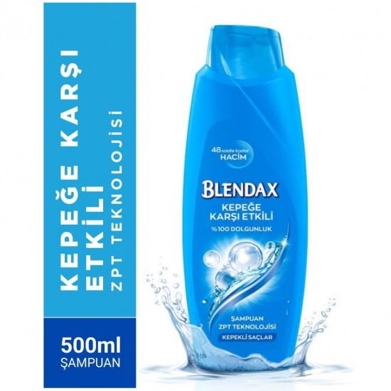 Blendax Kepeğe Karşı Etkili Şampuan 500 Ml Blendax Kepeğe Karşı Etkili Şampuan 500 Ml