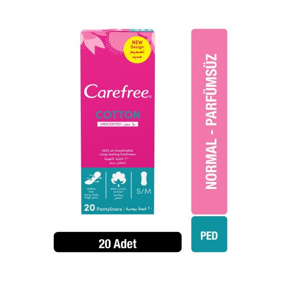 Carefree Mini Ped Breathable Parfümsüz Normal 20li
