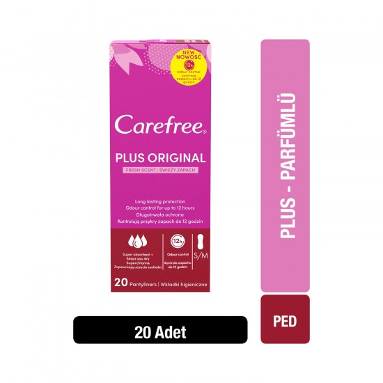 Carefree Plus Original Fresh 20li Günlük Ped