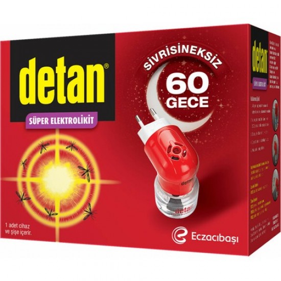 Detan 60 Gece Elektrolikit Cihaz + Yedek Detan 60 Gece Elektrolikit Cihaz + Yedek