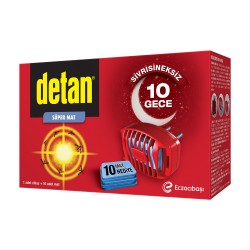 Detan Süper Mat Cihaz Sinek Kovucu + 10 Yedek Detan Süper Mat Cihaz Sinek Kovucu + 10 Yedek