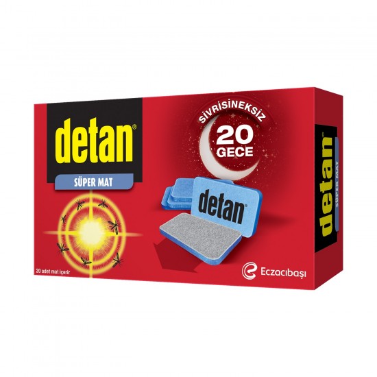 Detan Süper Mat Tablet Sinekkovan 20 Gece