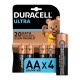 Duracell Ultra Alkalin AA Kalem Piller 4’lü paket