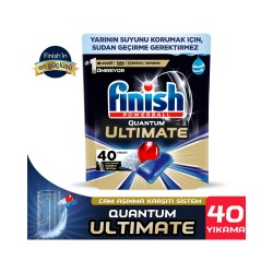 Finish Quantum Ultimate Bulaşık Makinesi Deterjanı Tableti / Kapsülü 40 Yıkama Finish Quantum Ultimate Bulaşık Makinesi Deterjanı Tableti / Kapsülü 40 Yıkama