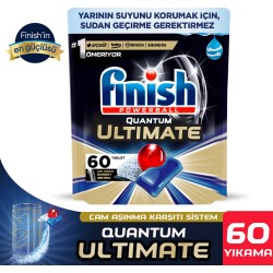 Finish Quantum Ultimate Bulaşık Makinesi Deterjanı Tableti / Kapsülü 60 Yıkama Finish Quantum Ultimate Bulaşık Makinesi Deterjanı Tableti / Kapsülü 60 Yıkama