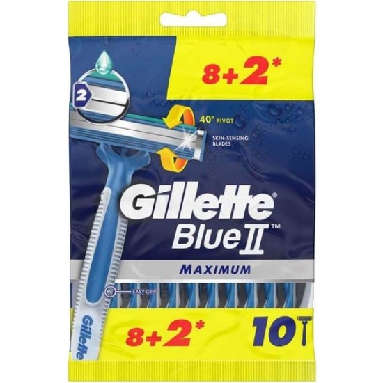 Gillette Blue2 Maximum Kullan At Tıraş Bıçağı 10lu