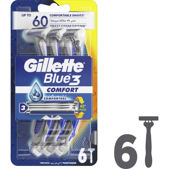 Gillette Blue3 6lı Kullan At Tıraş Bıçağı