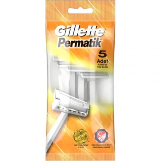 Gillette Permatik Tıraş Bıçağı 5Li Poşet