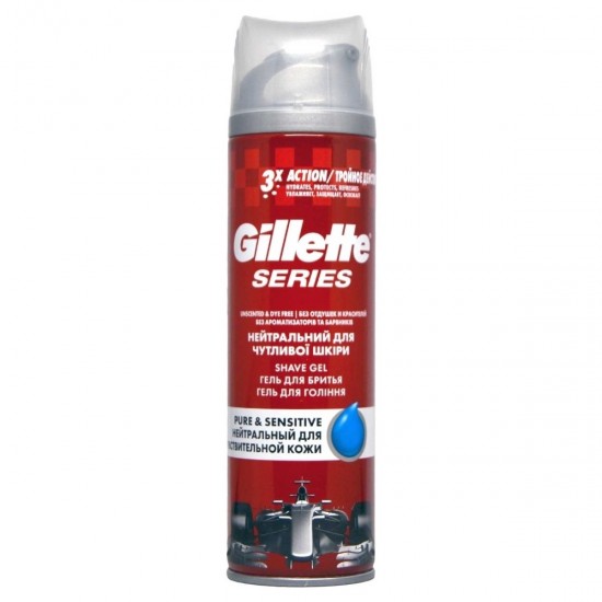 Gillette Series Pure & Sensitive Tıraş Jeli 200 ml