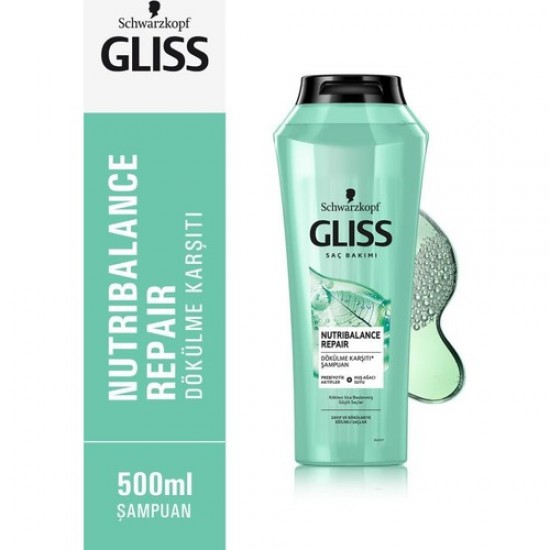 Gliss Nutribalance Repair Dökülme Karşıtı Şampuan 500 ml