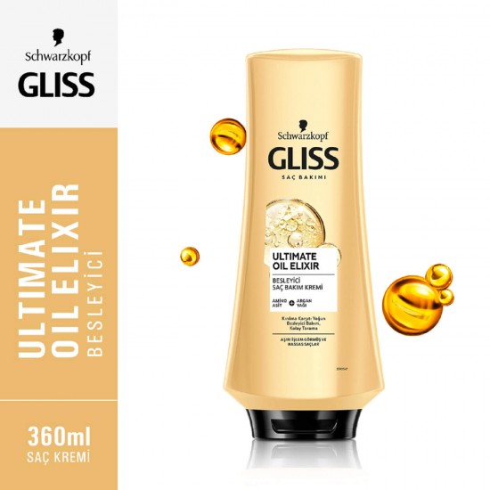 Gliss Saç Kremi Ultimate Oil Elixir 360 Ml