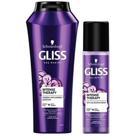 Gliss Intense Theraphy Şampuan 360 Ml + Sıvı Saç Kremi 200 Ml