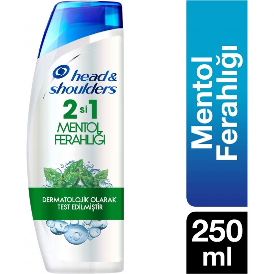 Head & Shoulders 2si 1 Arada Şampuan Mentol Ferahlığı 250 ml Head & Shoulders 2si 1 Arada Şampuan Mentol Ferahlığı 250 ml