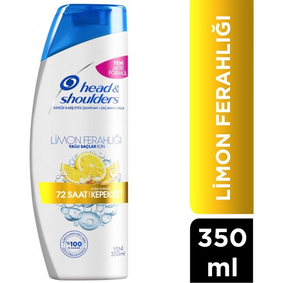 Head & Shoulders Limon Ferahlığı Kepeğe Karşı Etkili Şampuan 350 Ml