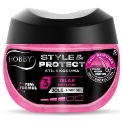 Hobby Saç Jölesi Style Protect Islak Görünüm 250 ml Hobby Saç Jölesi Style Protect Islak Görünüm 250 ml
