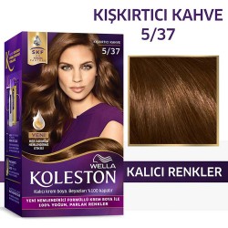 Koleston Kit Set Saç Boyası 5.37 Kışkırtıcı Kahve Koleston Kit Set Saç Boyası 5.37 Kışkırtıcı Kahve