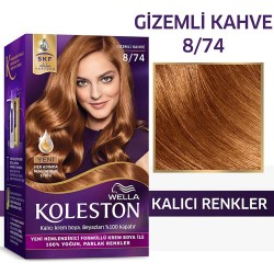 Koleston Kit Set Saç Boyası 8/74 Gizemli Kahve Saç Boyası Koleston Kit Set Saç Boyası 8/74 Gizemli Kahve Saç Boyası