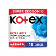 Kotex Ultra Süper Ekonomik Paket Gece 16'lı