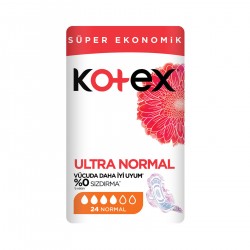 Kotex Ultra Süper Ekonomik Paket Normal 24'lü Kotex Ultra Süper Ekonomik Paket Normal 24'lü