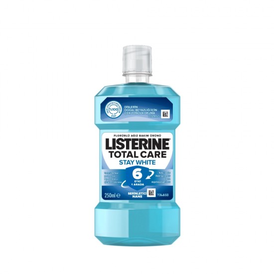 Listerine Stay White 6 Etki Serinletici Nane 250 Ml