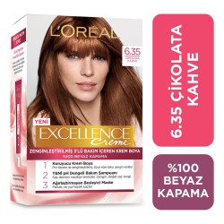 Loreal Paris Excellence Creme Saç Boyası 6.35 Çikolata Kahve Loreal Paris Excellence Creme Saç Boyası 6.35 Çikolata Kahve