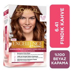 Loreal Paris Excellence Creme Saç Boyası 6.41 Fındık Kahvesi Loreal Paris Excellence Creme Saç Boyası 6.41 Fındık Kahvesi