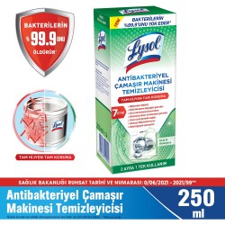 Lysol Antibakteriyel Çamaşır Makinesi Temizleyici Çam ve Okaliptus Ferahlığı 250 ml Lysol Antibakteriyel Çamaşır Makinesi Temizleyici Çam ve Okaliptus Ferahlığı 250 ml